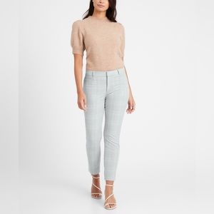 NWT Banana Republic Curvy Sloan Pant, Mid-Rise, Skinny, Gray Green 8